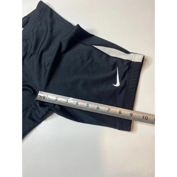 Nike Dri Fit Womens Size Small Biker Biking Shorts Black 9” - Picture 5 of 7